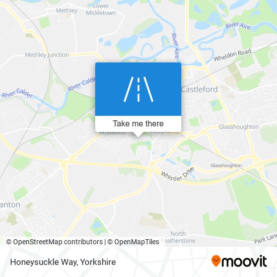 Honeysuckle Way map