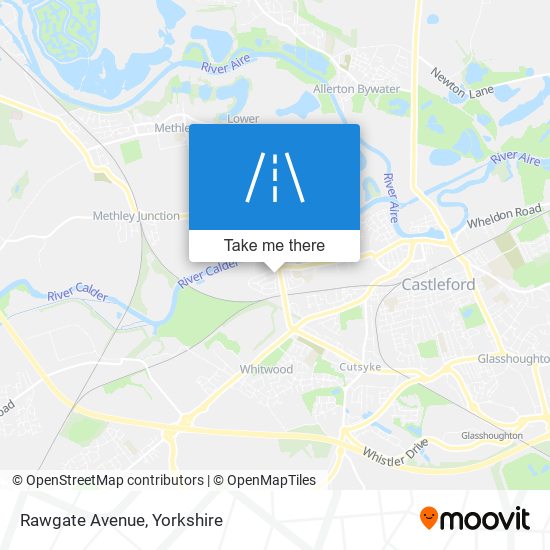 Rawgate Avenue map