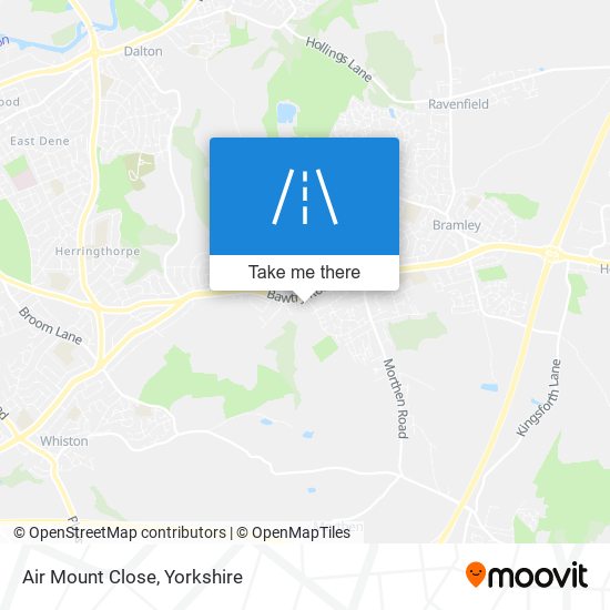 Air Mount Close map