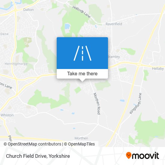 Church Field Drive map