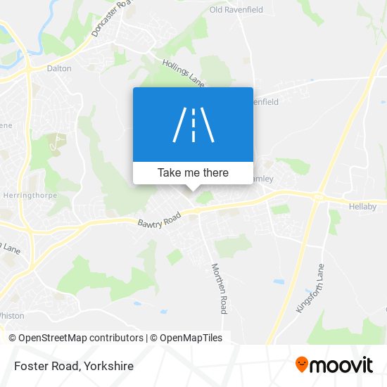 Foster Road map