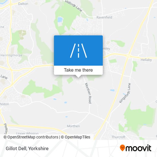 Gillot Dell map