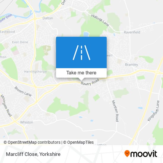 Marcliff Close map
