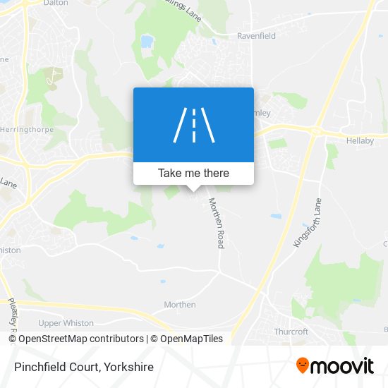 Pinchfield Court map