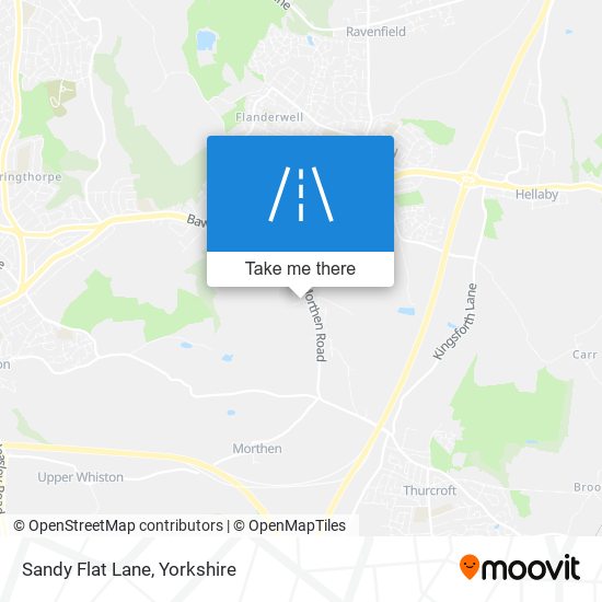 Sandy Flat Lane map