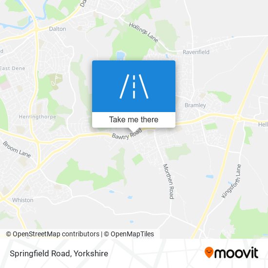 Springfield Road map