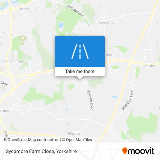 Sycamore Farm Close map