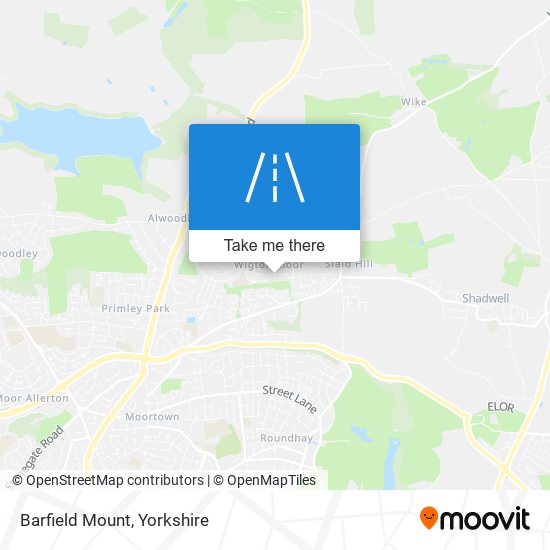 Barfield Mount map