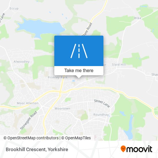 Brookhill Crescent map