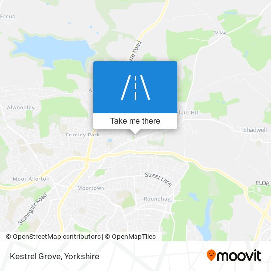 Kestrel Grove map