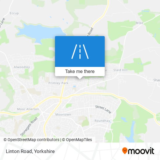 Linton Road map