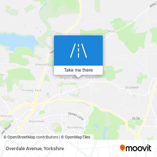 Overdale Avenue map