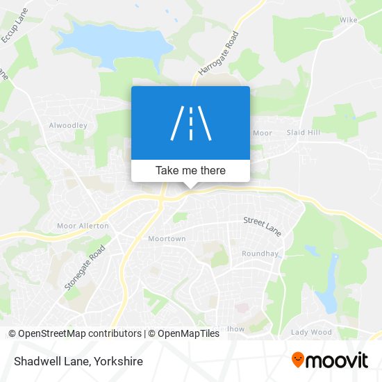 Shadwell Lane map