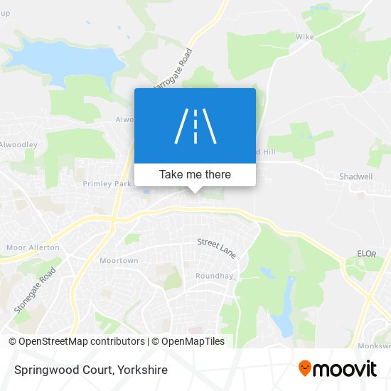 Springwood Court map