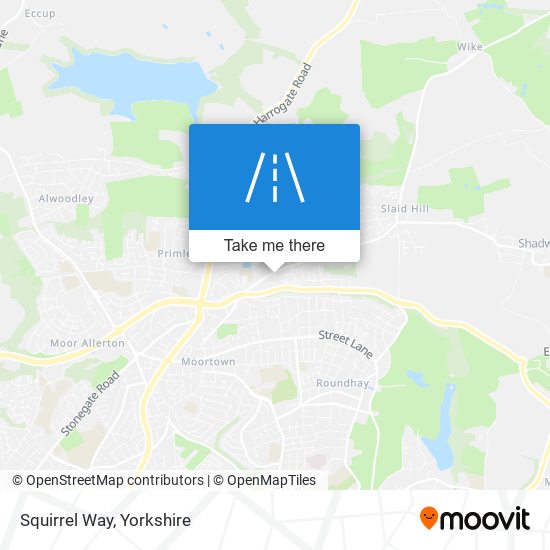 Squirrel Way map