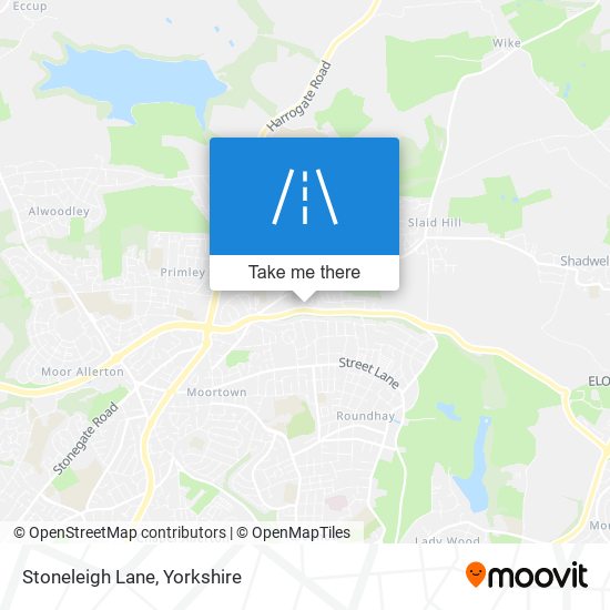 Stoneleigh Lane map