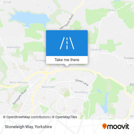 Stoneleigh Way map