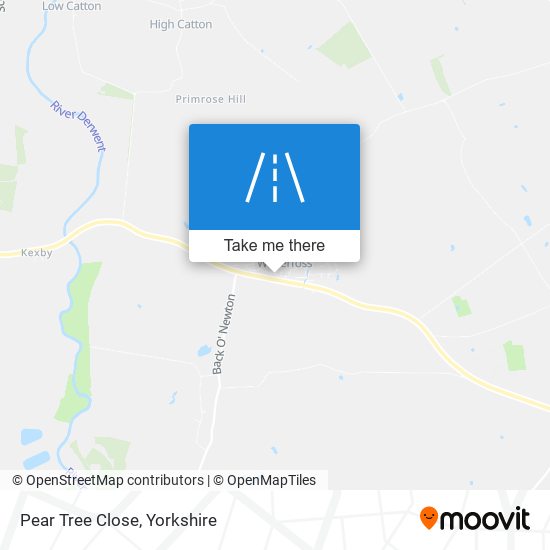 Pear Tree Close map