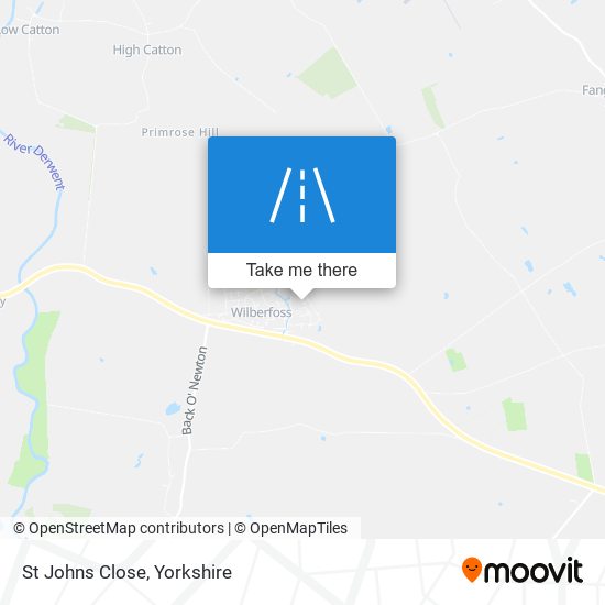 St Johns Close map