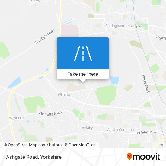 Ashgate Road map