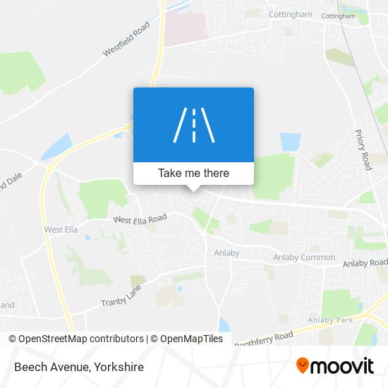 Beech Avenue map