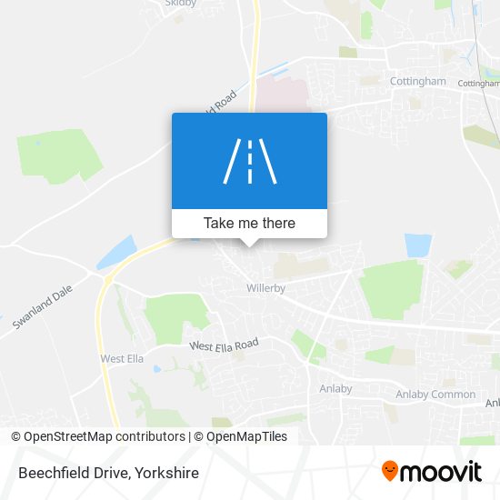 Beechfield Drive map