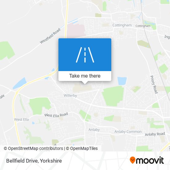 Bellfield Drive map