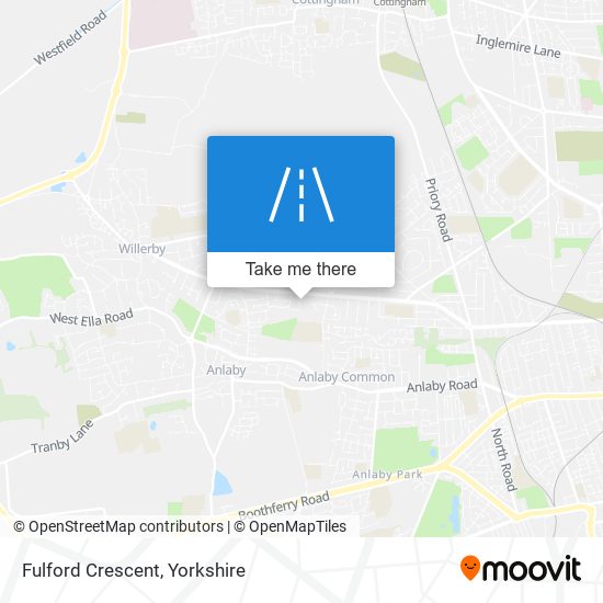 Fulford Crescent map