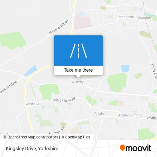 Kingsley Drive map