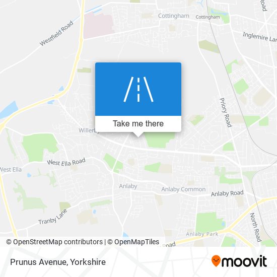Prunus Avenue map