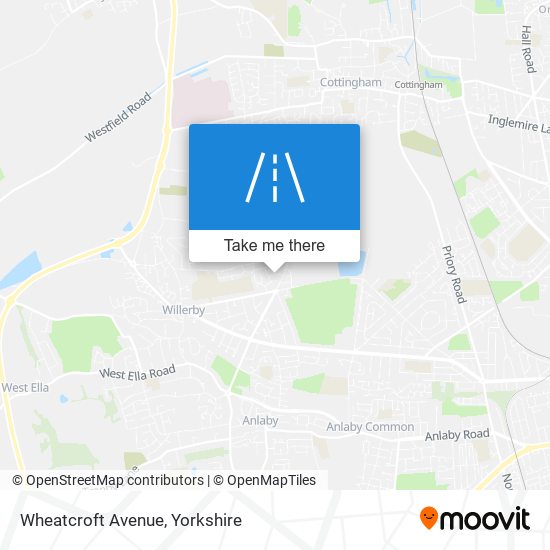 Wheatcroft Avenue map