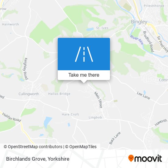 Birchlands Grove map
