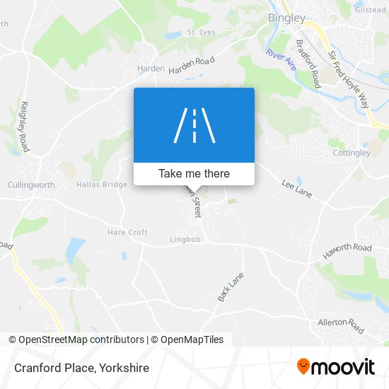 Cranford Place map
