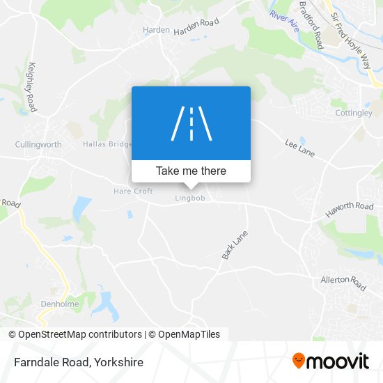 Farndale Road map