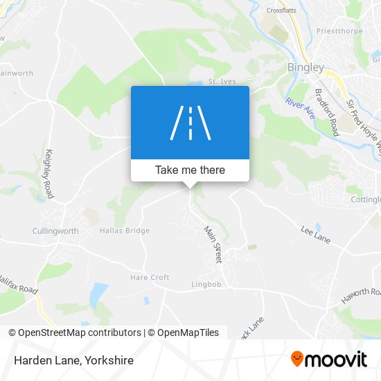 Harden Lane map