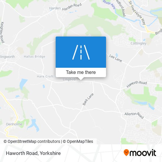 Haworth Road map