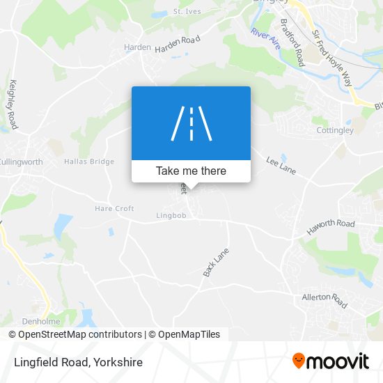 Lingfield Road map