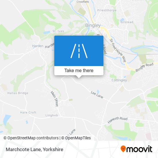 Marchcote Lane map