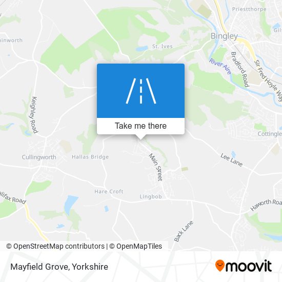 Mayfield Grove map