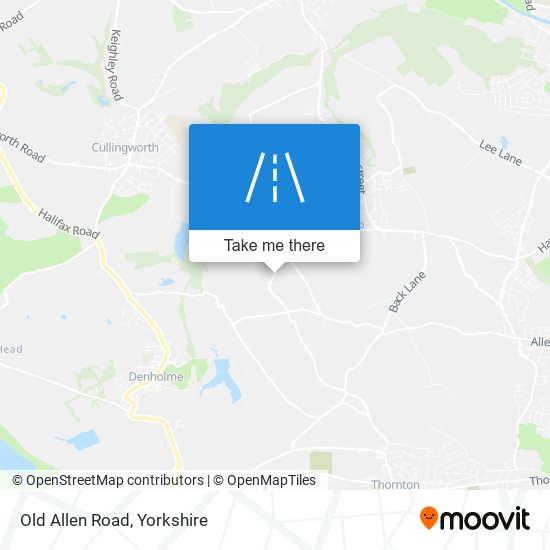 Old Allen Road map