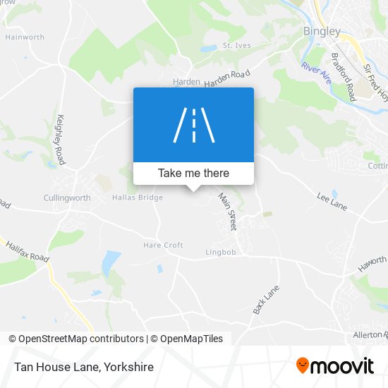 Tan House Lane map