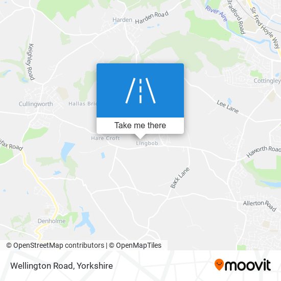 Wellington Road map
