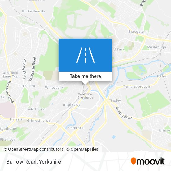 Barrow Road map