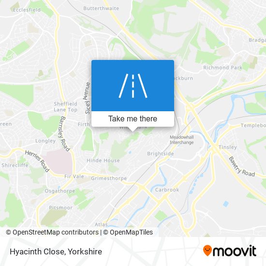Hyacinth Close map