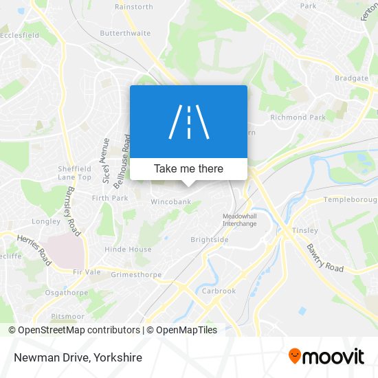 Newman Drive map