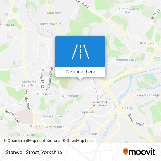Stanwell Street map