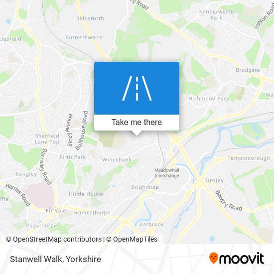 Stanwell Walk map