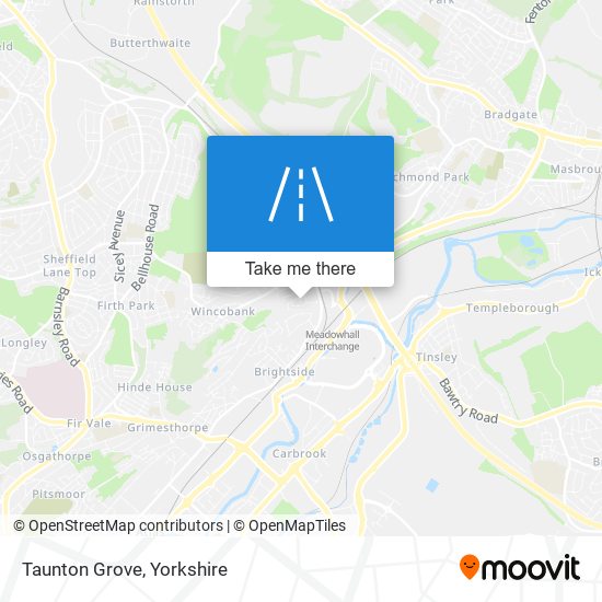 Taunton Grove map