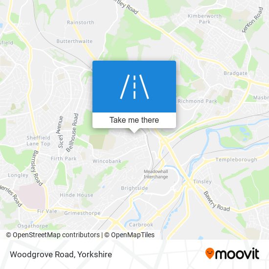 Woodgrove Road map