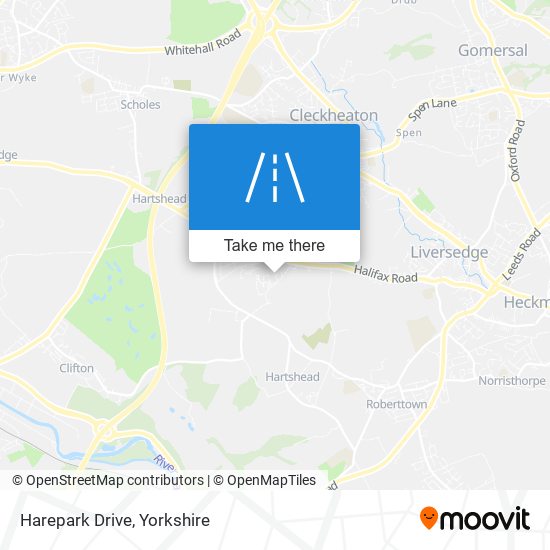 Harepark Drive map